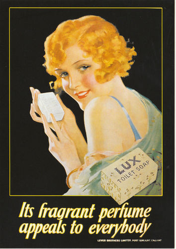 Robert Opie Advertising Postcard - Lux Toilet Soap