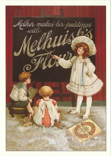 Robert Opie Advertising Postcard - Melhuish's Flour