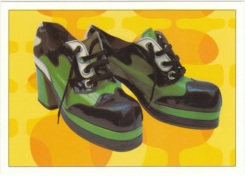 Robert Opie Advertising Postcard - Men's Platform Shoes