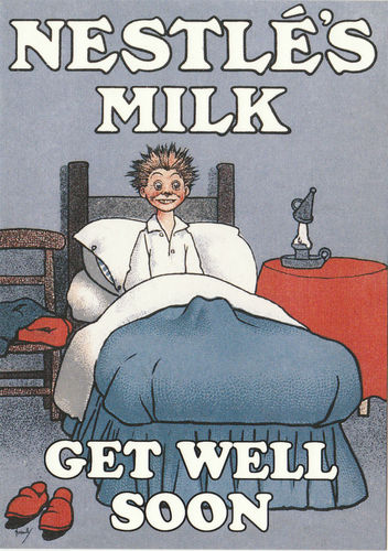 Robert Opie Advertising Postcard - Nestle's Milk