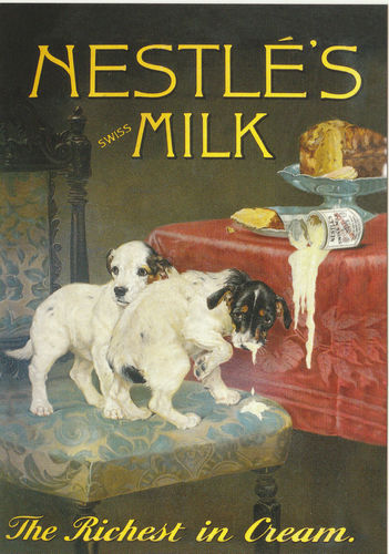Robert Opie Advertising Postcard - Nestle's Swiss Milk