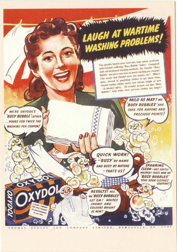Robert Opie Advertising Postcard - Oxydol Washing Powder
