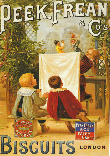 Robert Opie Advertising Postcard - Peek Frean's Biscuits