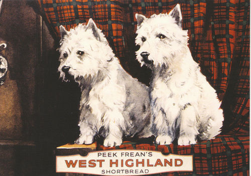 Robert Opie Advertising Postcard - Peek Frean's West Highland Shortbread