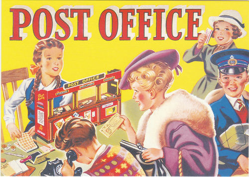 Robert Opie Advertising Postcard - Post Office