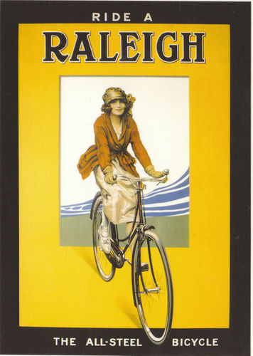 Robert Opie Advertising Postcard - Raleigh Bicycles