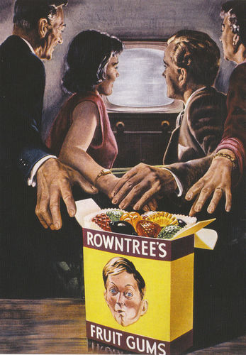 Robert Opie Advertising Postcard - Rowntree's Fruit Gums