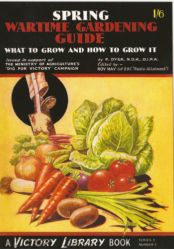 Robert Opie Advertising Postcard - Spring Wartime Gardening Guide
