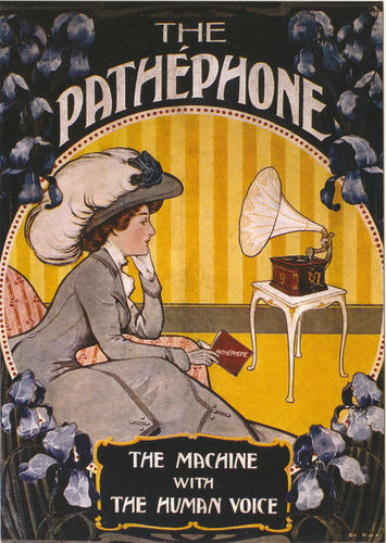 Robert Opie Advertising Postcard - The Pathephone