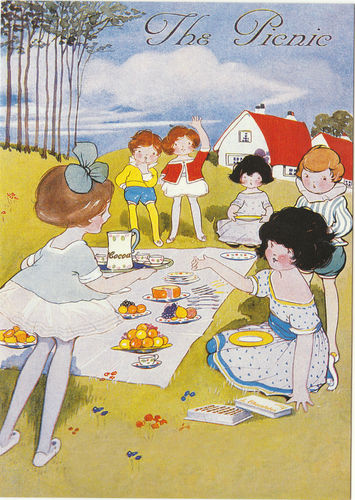 Robert Opie Advertising Postcard - The Picnic