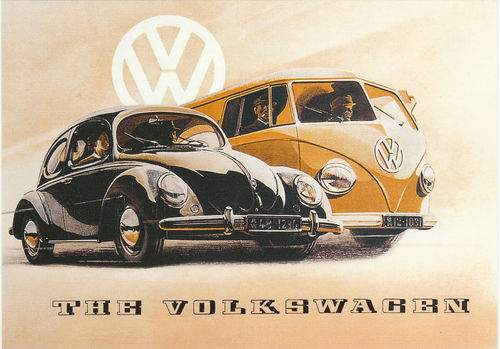 Robert Opie Advertising Postcard - The Volkswagen