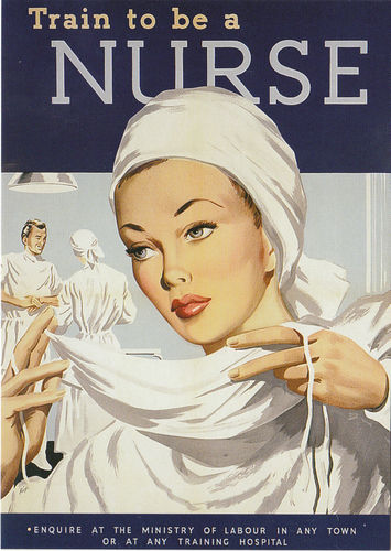 Robert Opie Advertising Postcard - Train To Be A Nurse