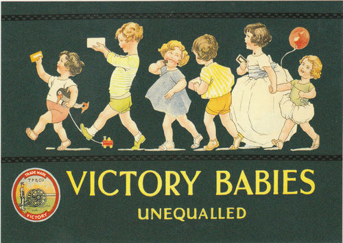 Robert Opie Advertising Postcard - Victory Babies - Jelly Babies