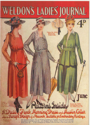Robert Opie Advertising Postcard - Weldon's Ladies Journal Of 1917