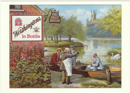 Robert Opie Advertising Postcard - Worthington's Pale Ale