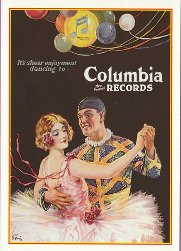 Robert Opie Postcard - Carnival Series - Columbia Records