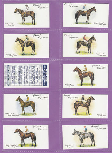 Victoria Gallery - Set Of 50 Players ' Derby & Grand National Winners '