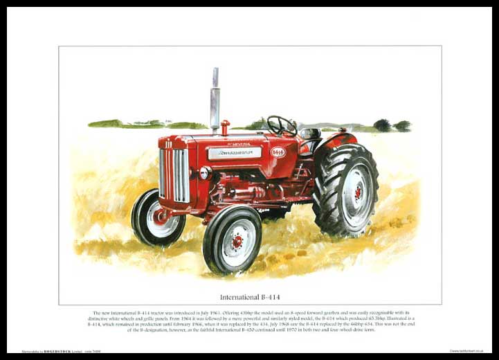 Rogerstock Ltd. - 25 Tractor Prints - International B - 414