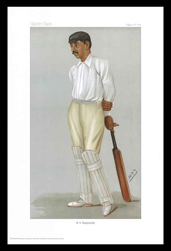 Pack of 20 Prints - Vanity Fair Reprints - From our set of 6 Fantastic Cricketers - K. S. Ranjitsinhji