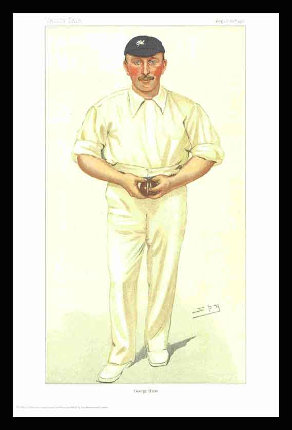 Pack of 20 Prints - Vanity Fair Reprints - From our set of 6 Fantastic Cricketers - George Hirst